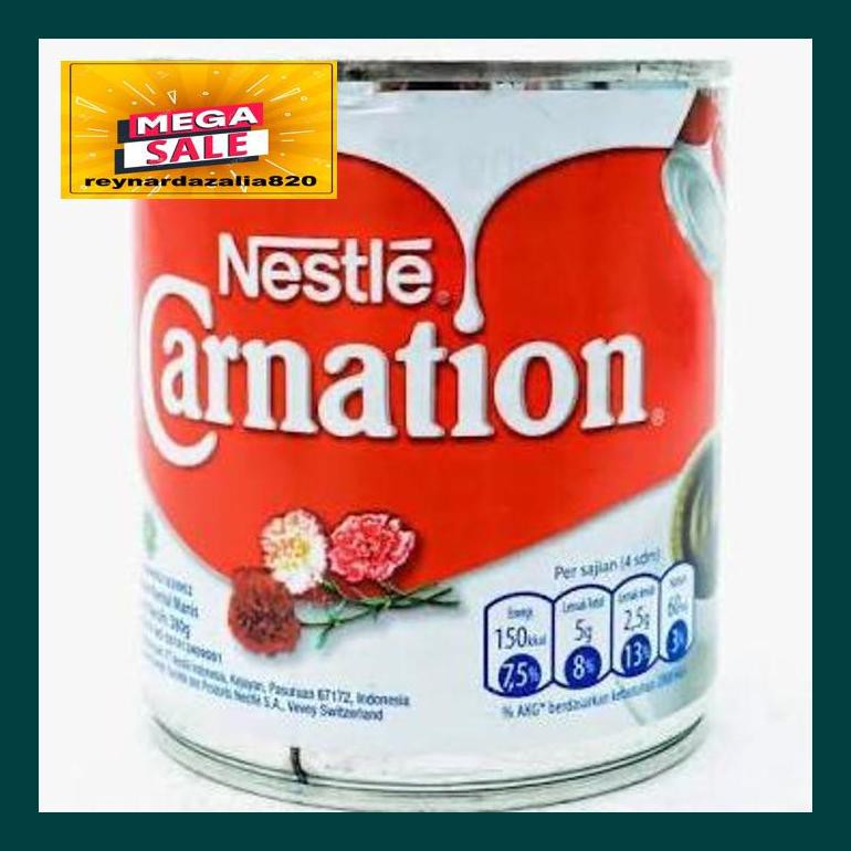 

Reypsum Susu Kental Manis Carnation | Skm | Nestle | 370 Gram S30Cryr