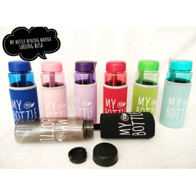 FREE BUBLE ATAU DUS MY BOTTLE  WARNA FREE POUCH COLORFULL(SARUNG)