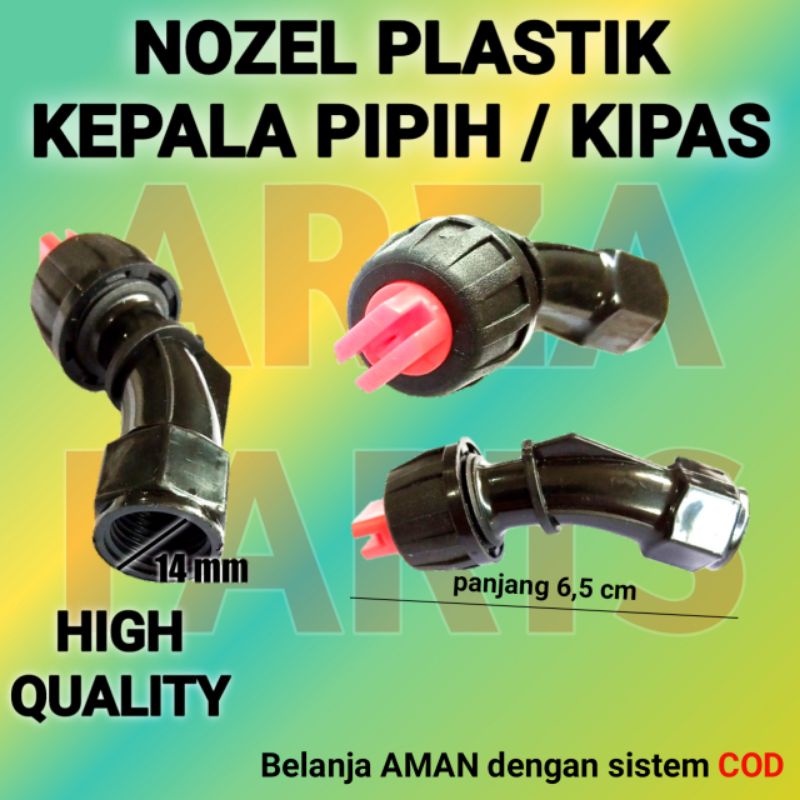 NOZLE SPRAYER KEPALA PIPIH / NOZLE KIPAS /SPERPARTS SPRAYER / NOZLE KNAPSACK