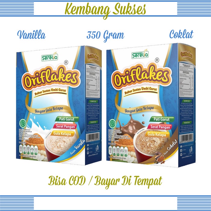 

Oriflakes Sereal umbi garut slim diet meredakan Gerd maag asam lambung