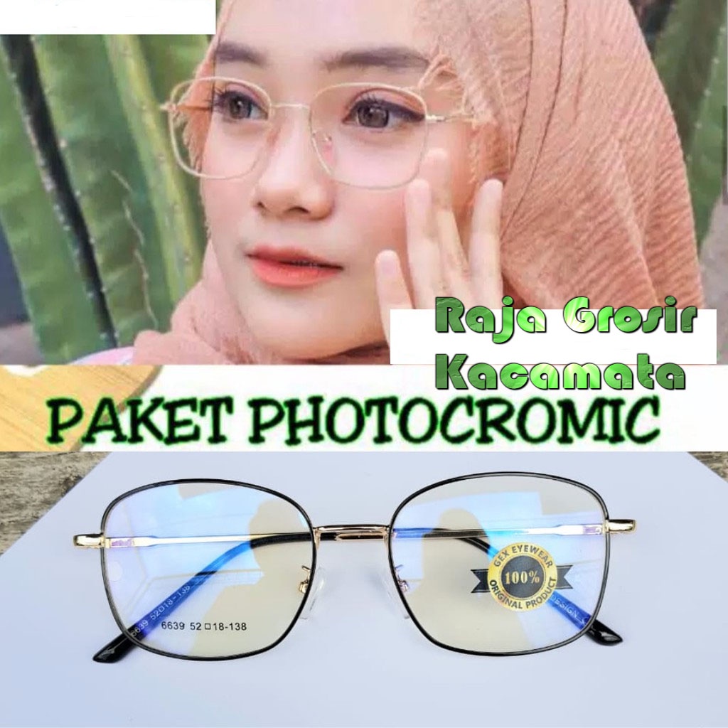 Frame Kacamata Minus Anti Radiasi Zeta Square 6639 575 Unisex Bisa Pria Wanita TERMURAH