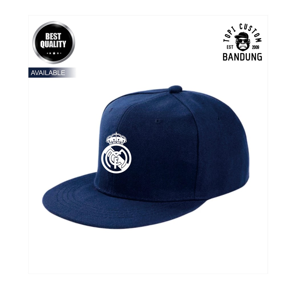 Topi Snapback REAL MADRID Topi Pria Topi Wanita REAL MADRID Bisa COD Original High Premium Quality