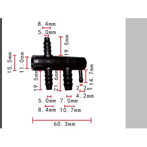 PIPA PLASTIK PEMBAGI  OLI