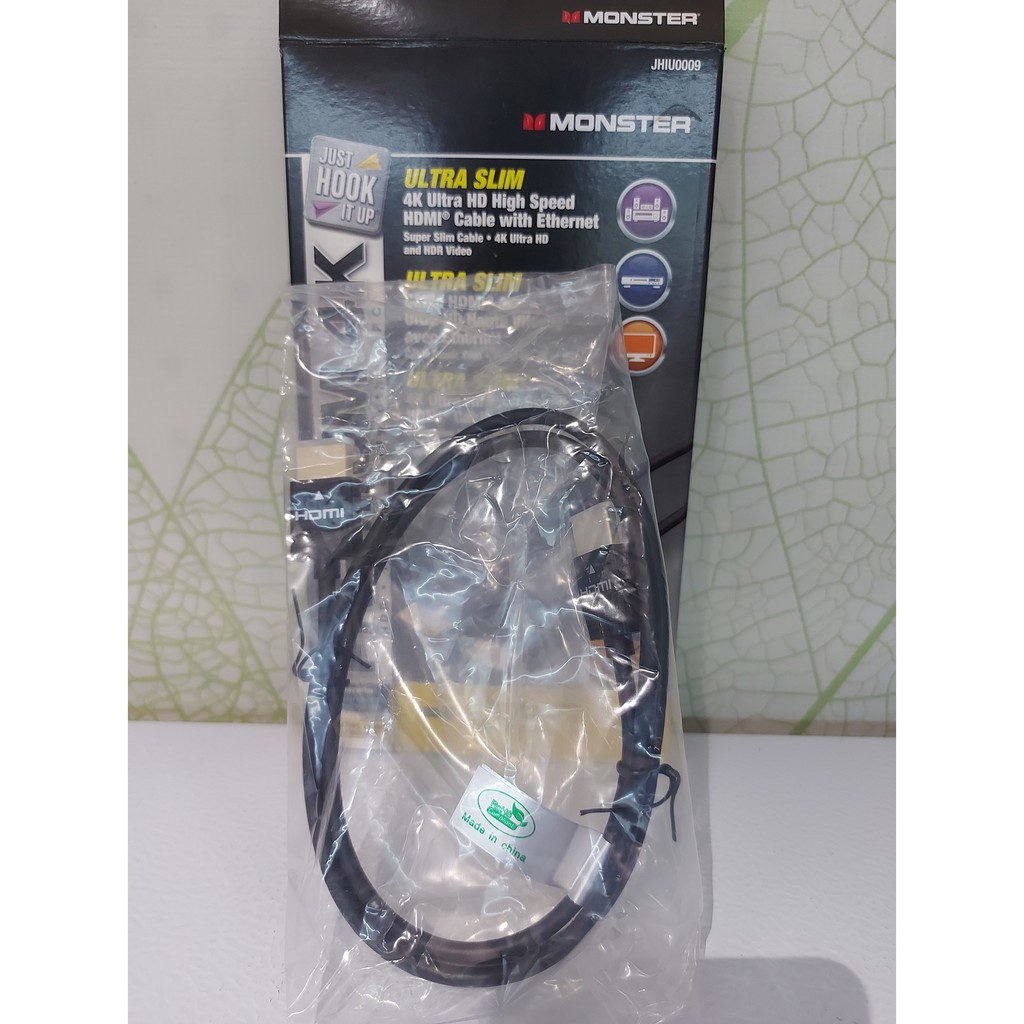 KABEL HDMI ULTRA SLIM / MONSTER HDMI 4K 90 CM / KABEL COLOKAN