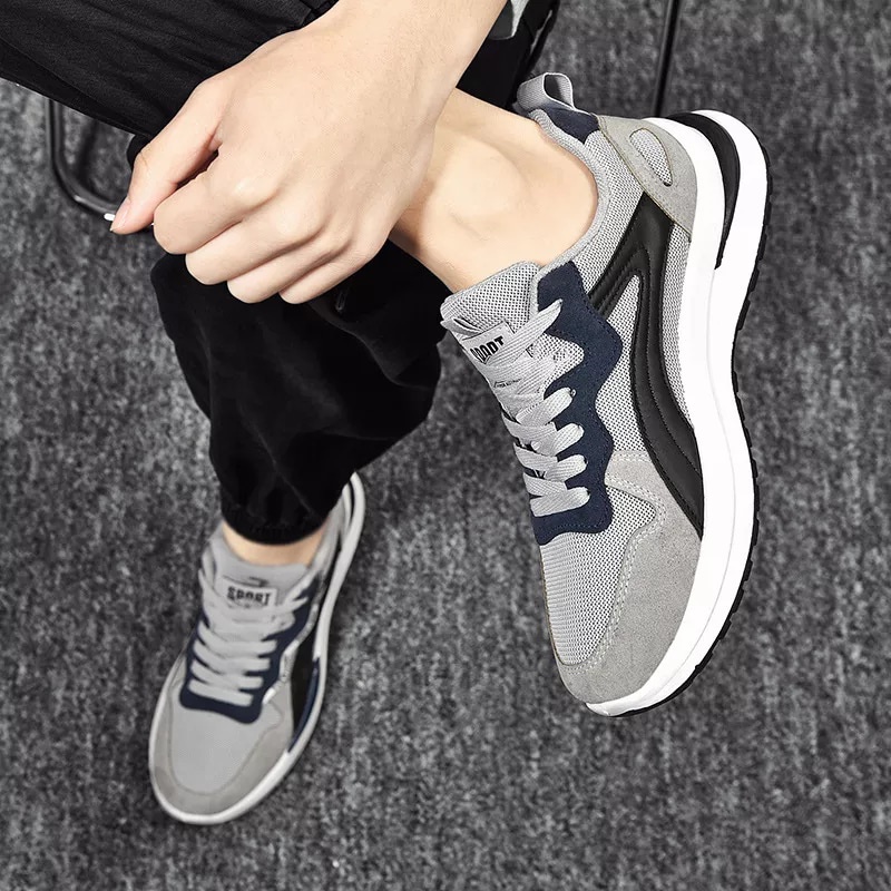 Sepatu Import RETRO Light Running Shoes Import - Sneakers Pria Kasual Import