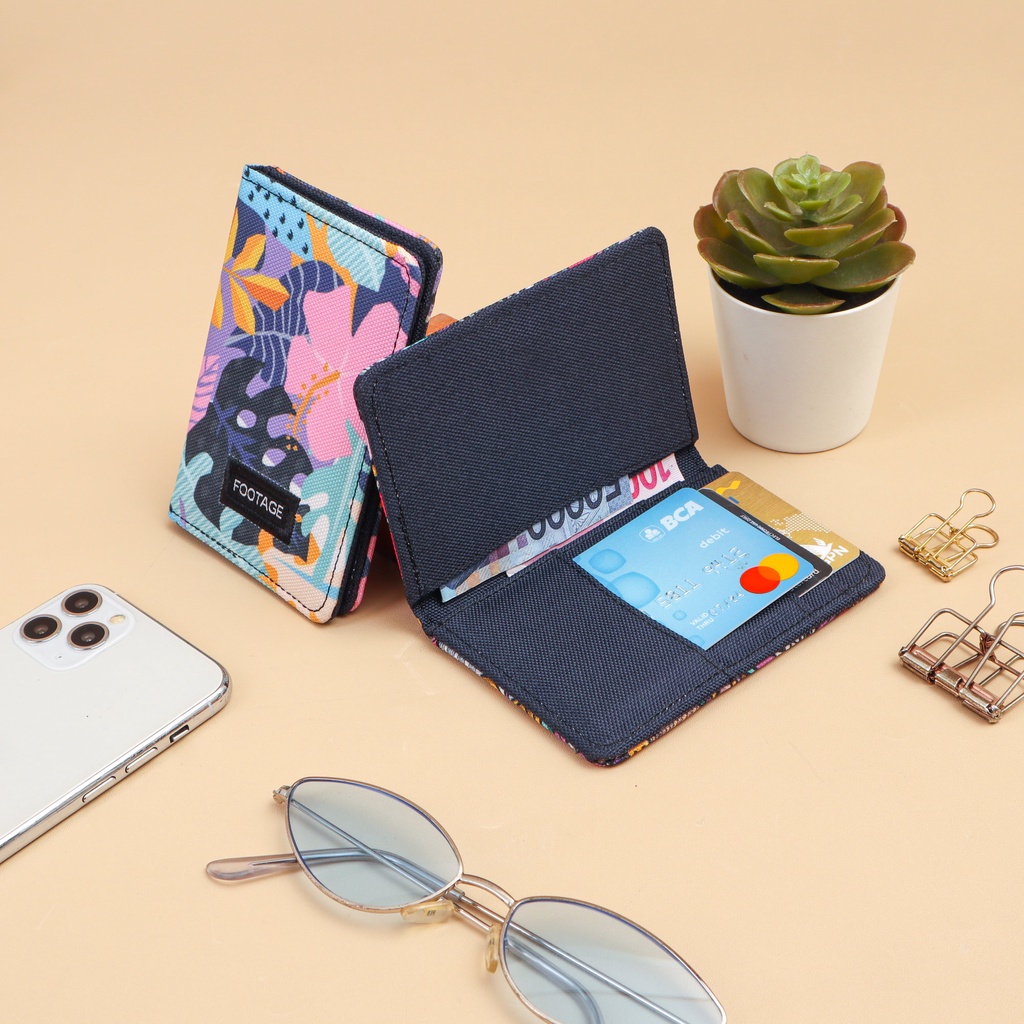 Dompet Paspor dan Kartu uang Pria Wanita Simple Motif