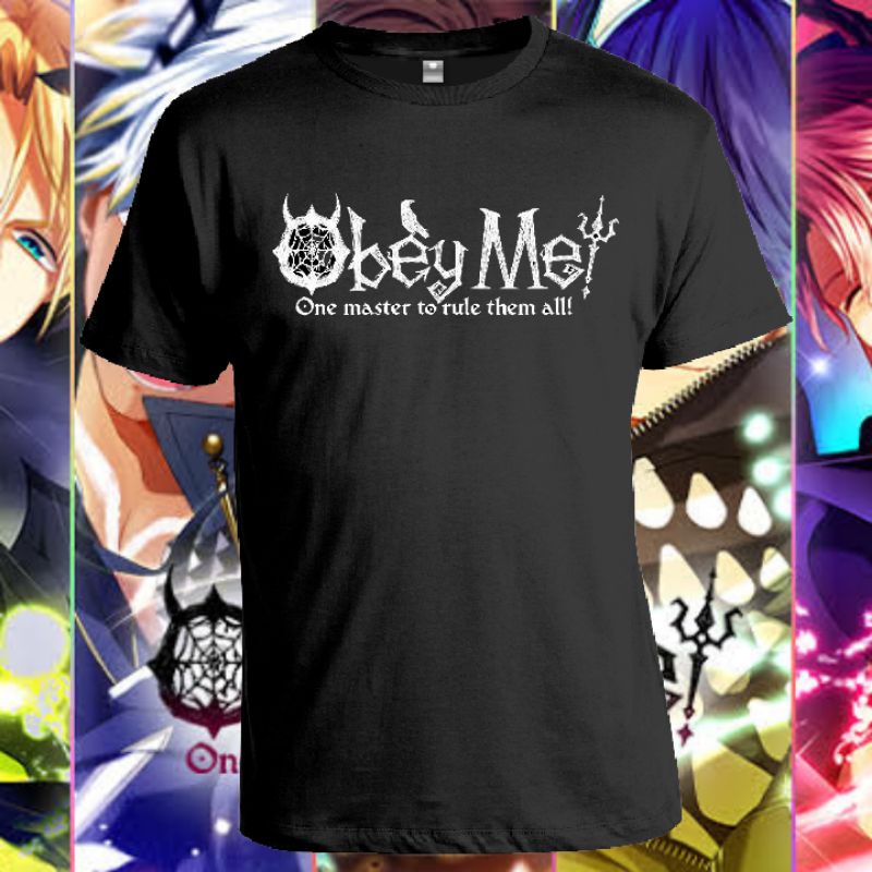 kaos baju tshirt manga anime game obey me