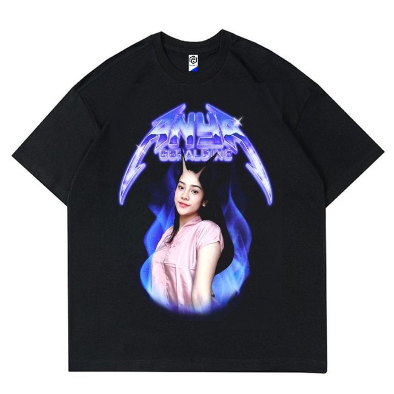 T-SHIRT | OVERSIZE | ANYA GERALDINE | KAOS PRIA WANITA | BAJU KARTUN DEWASA DAN ANAK | TSHIRT FONT M