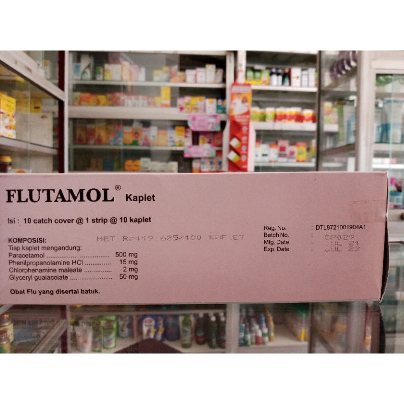 FLUTAMOL 1Strip @10 Kaplet - ED 11/2024