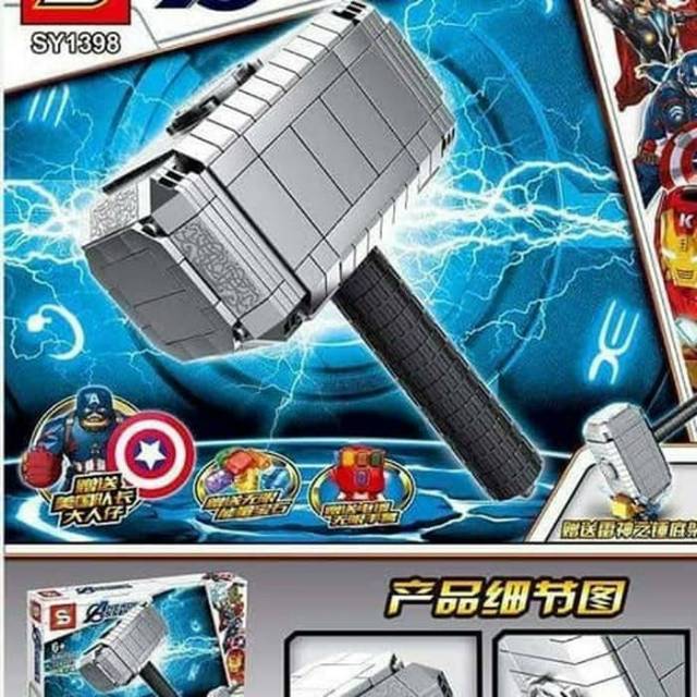 WT-1234 Brick Palu Thor Avengers Captain America Super Hero lego Marvel 1398
