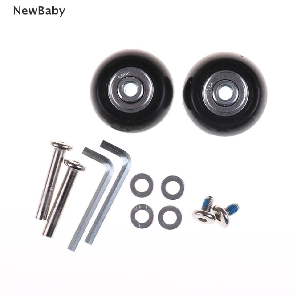 2pcs Roda As Koper Pengganti Ukuran 40x18mm