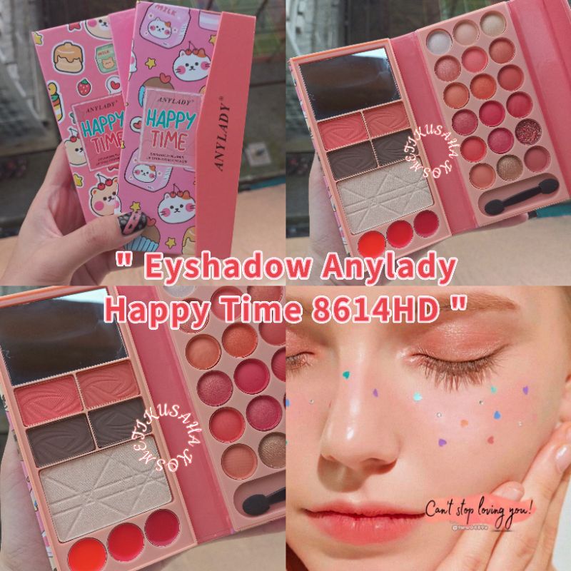 TERMURAH EYESHADOW ANYLADY PRETTY MERMAID | BUBLE | STRAWBERRY CHERRY NO.8814 H-56 | 8614F | 8614F B