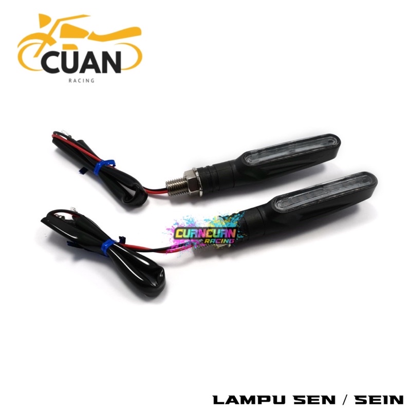 Sein Running Lampu Sen Running Led Lidi 2 Mode Universal Semua Motor Bisa