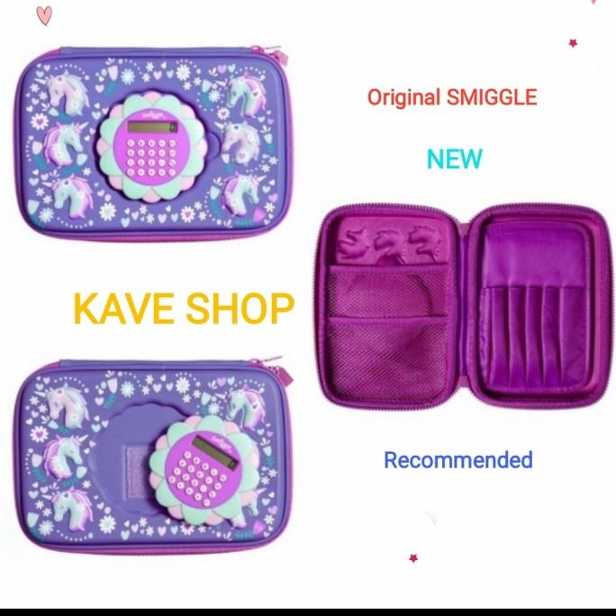 

Smiggle original : Hardtop Pencilcase Calculator - NEW