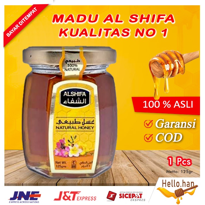 

MADU AL SHIFA 125 GR AS SYIFA ASY SYIFA MADU MURNI ARAB ASLI MADU HERBAL SUPLEMEN SEHAT ASLI H01