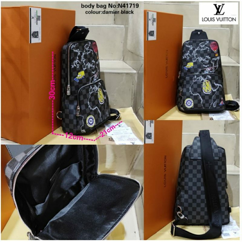 SLING BAG PRIA WANITA LV MIRROR QUALITY TAS SELEMPANG LV BODYBAG LV MIRROR QUALITY