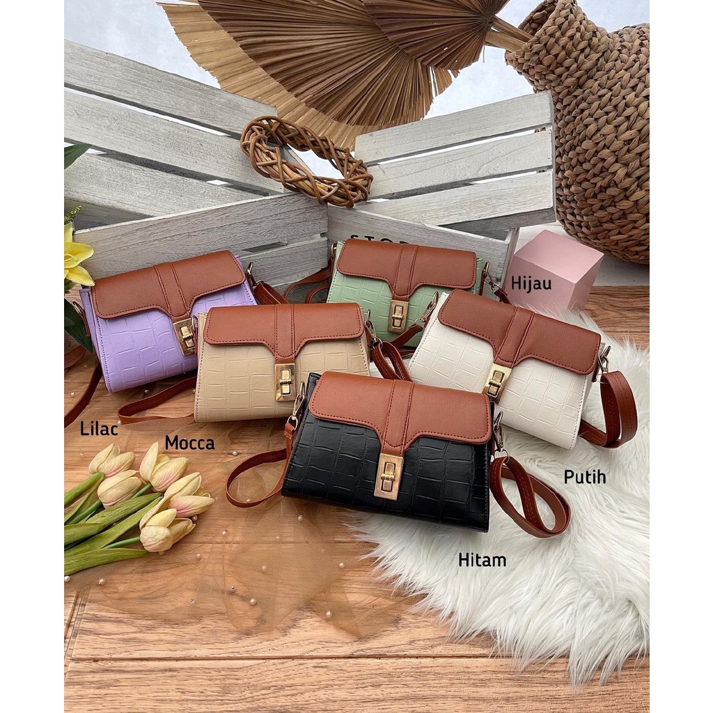 (COD) Tas Wanita Terbaru 2021 Tas Tenteng , Tas Fashion - Tas Selempang - Tas Wanita - Tas Cewek - T