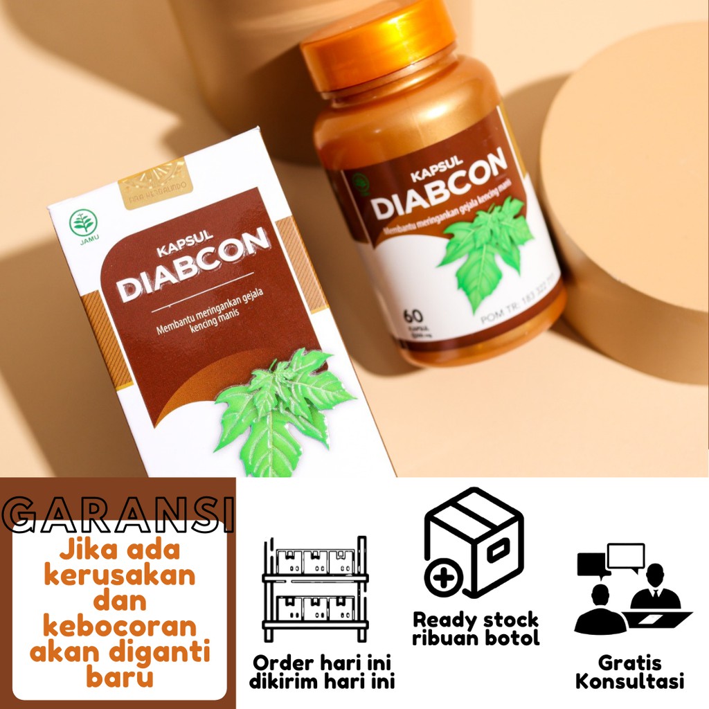 

Kapsul Diabcon Obat Herbal Diabetes Gula Darah Kencing Manis