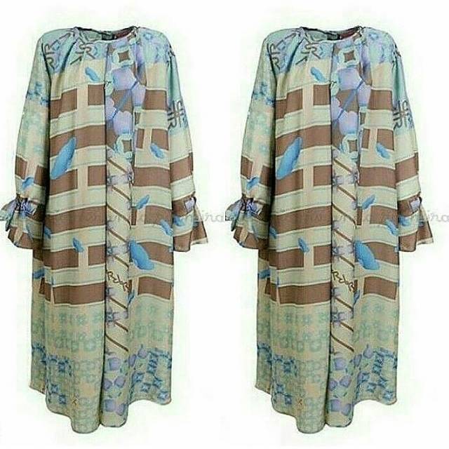 Ria miranda Lila tunik warna brown zise S