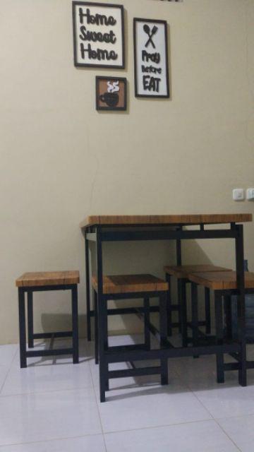 (paket Hemat) Walldecor, Hiasan Dinding Hsh, Wake Up Dan Pray Before Eat, Minimalis, Pajangan, Frame