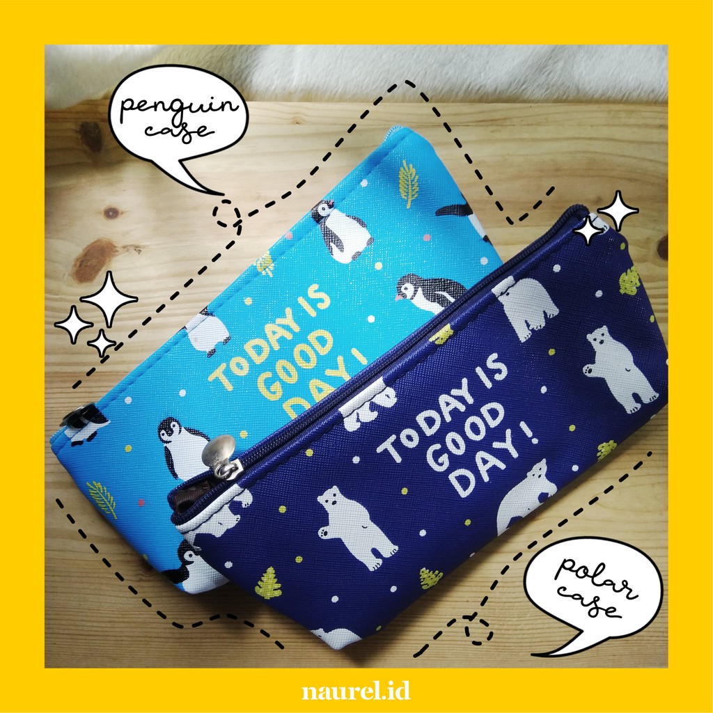 

[Naurel.id] Tempat Pensil Penguin Polar Bear Pencil Case