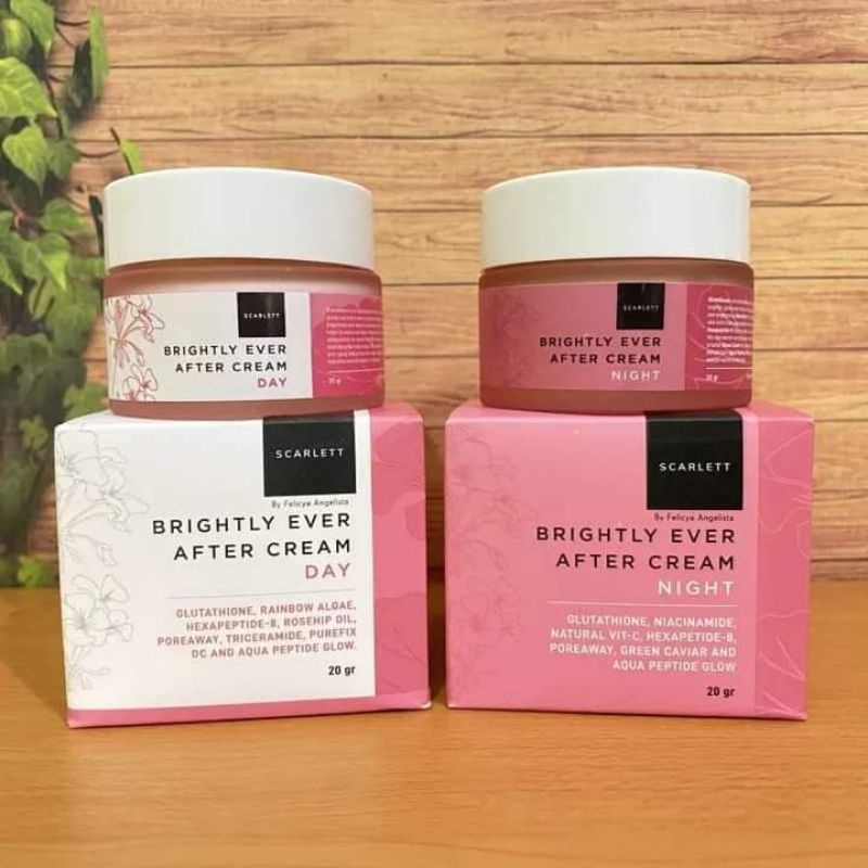 {100%ORI} SCARLETT Brightly Day & Night Cream