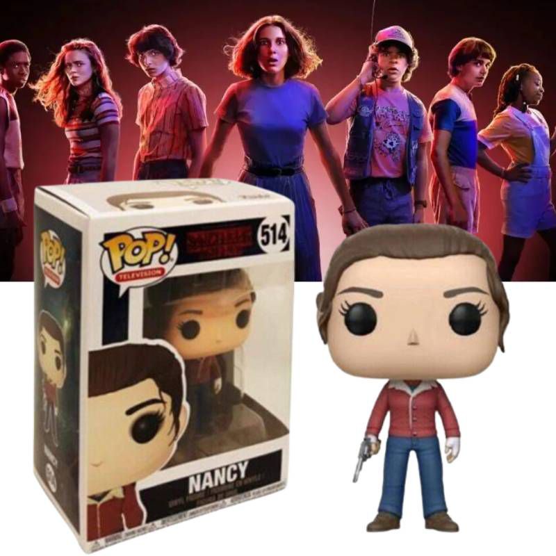 Funko POP Stranger Things Action Figures Model Toys TV Dustin Steve Eleven Demogorgon  Brenner Nancy Brenner Action Figure Toys Doll Toy Kids Adults Baby Halloween Gift