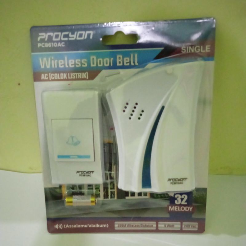 Wireless door bell / bell tanpa kabel
