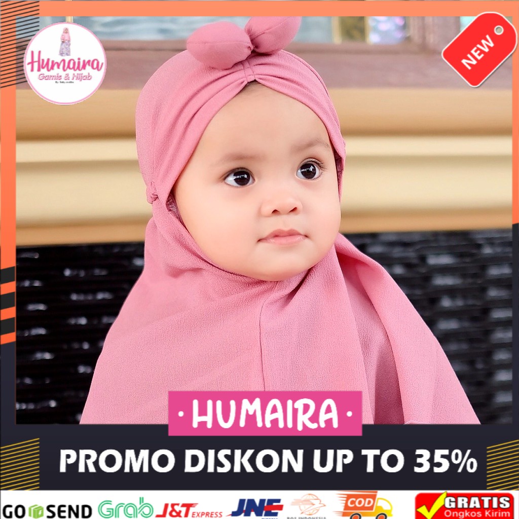 Jilbab Anak Bayi dan Balita SAVANA By Humaira Gamis & Hijab