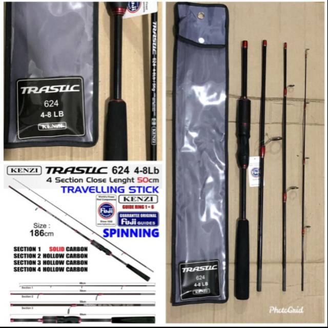 Fishing Rod Joran Kenzi Trastic 624