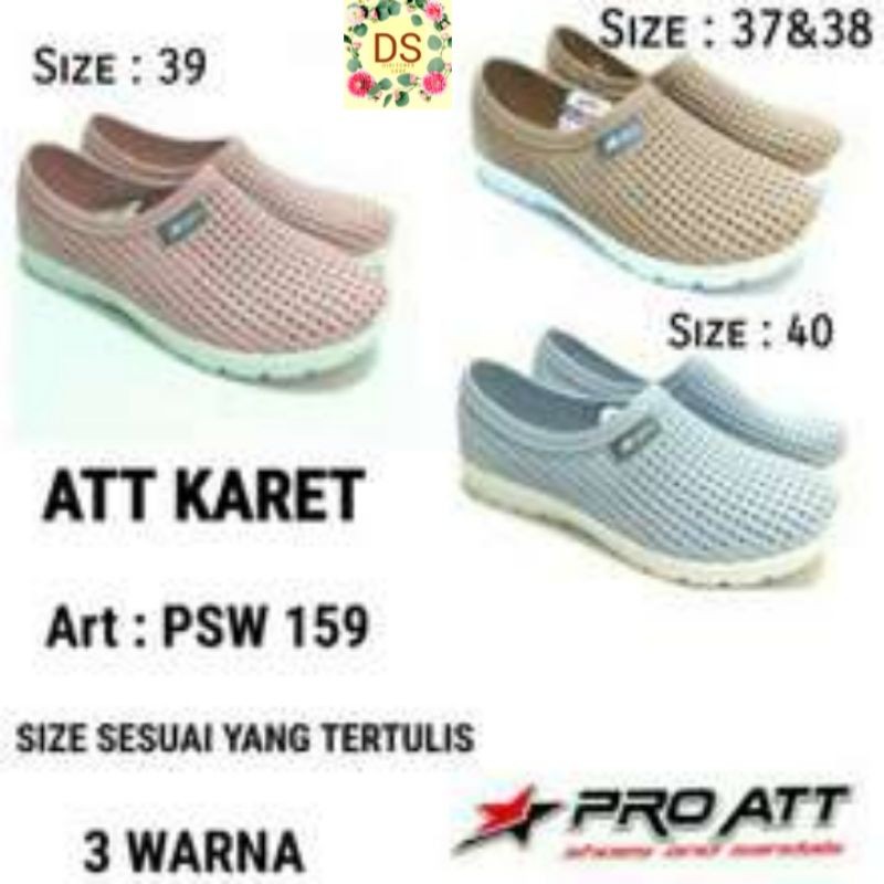 SEPATU  PRO ATT KARET - Sepatu slip on Wanita