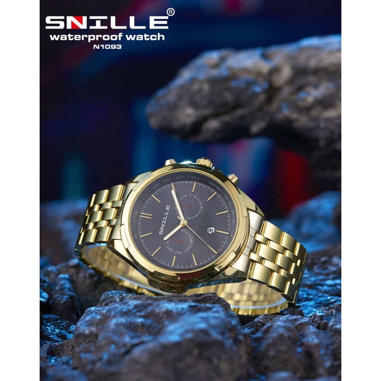 Snille Jam Tangan Rantai Wanita Unisex Original Asli Anti Air Waterproof 1093