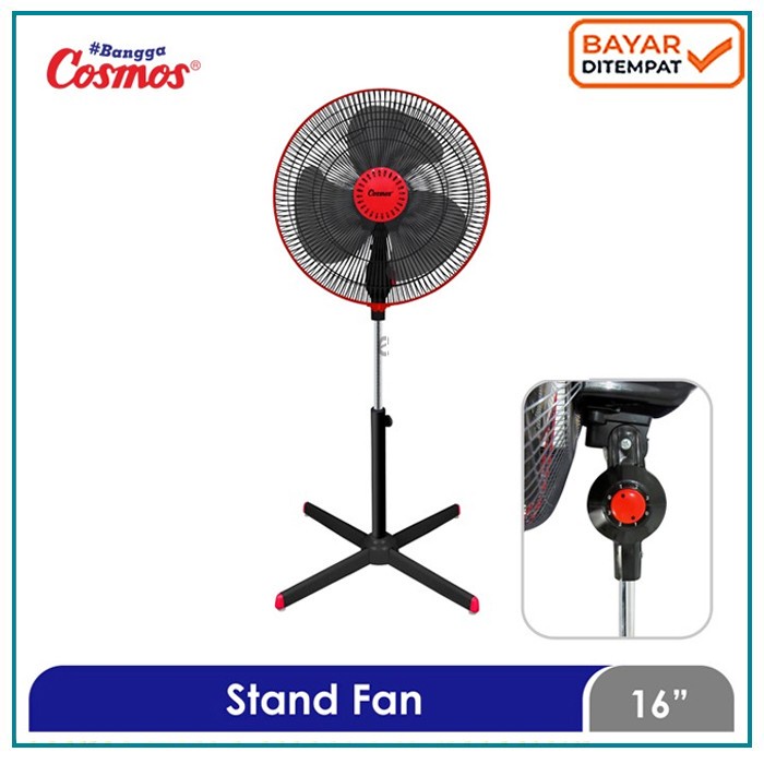 Kipas Angin Berdiri COSMOS Stand Fan 16 XDC / [16 Inch] Garanis 1Tahun resmi