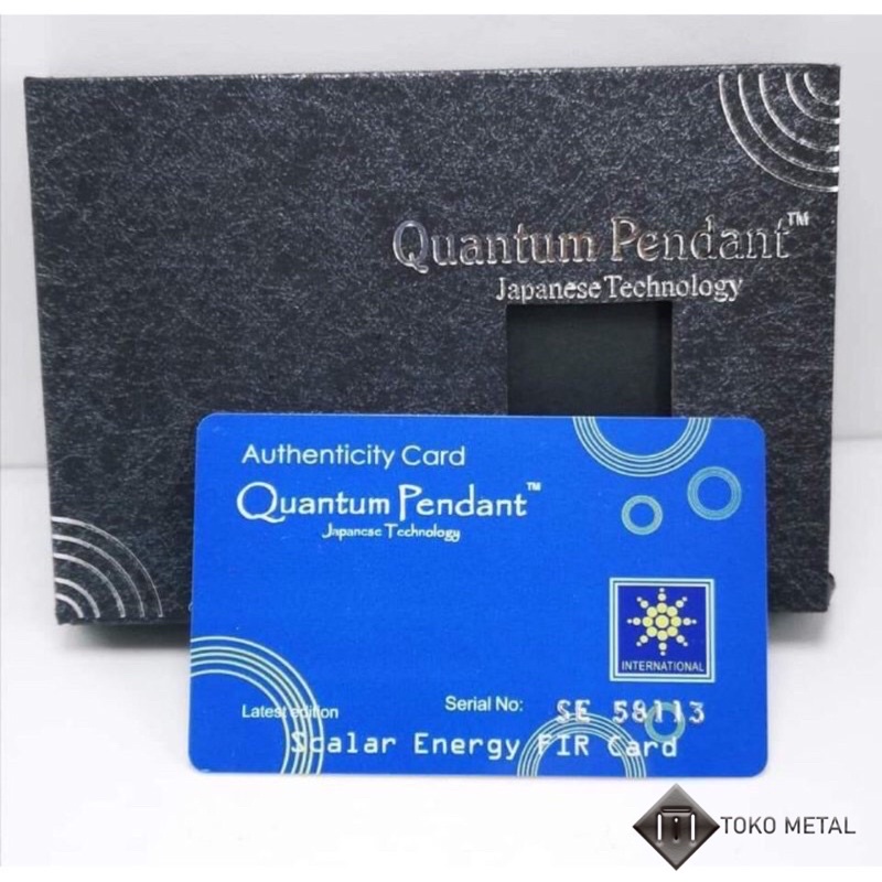 KALUNG TITANIUM KAPTEN AMERIKA / QUANTUM PENDANT / [ TOKO METAL ]