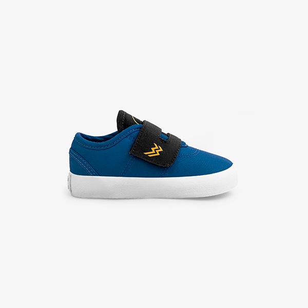 Geoff Max Factory -  Ethan Kids Navy Yellow (Grade B) | Sepatu Anak | Sneakers