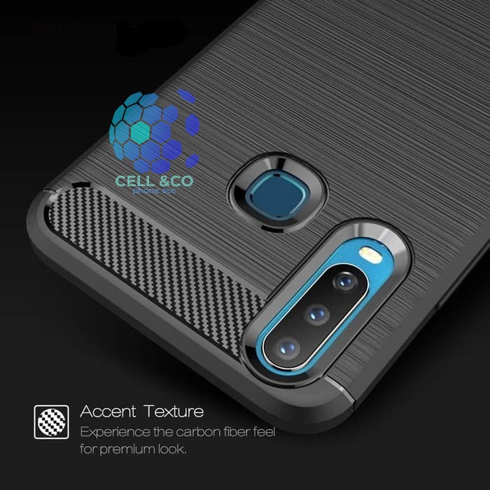 CASE CARBON VIVO Y12 Y15 Y17 casing hp silikon softcase case premium carbon cover