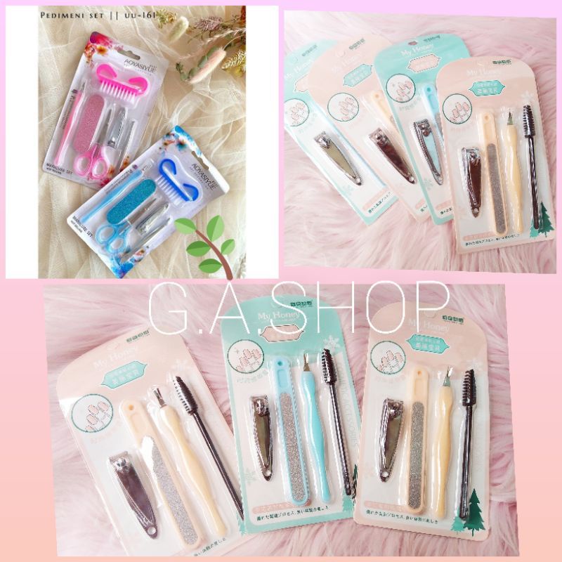 ❤️G.A.SHOP❤️ MENI PEDI SET / MANICURE SET / PEDICURE SET / POTONG KUKU SET