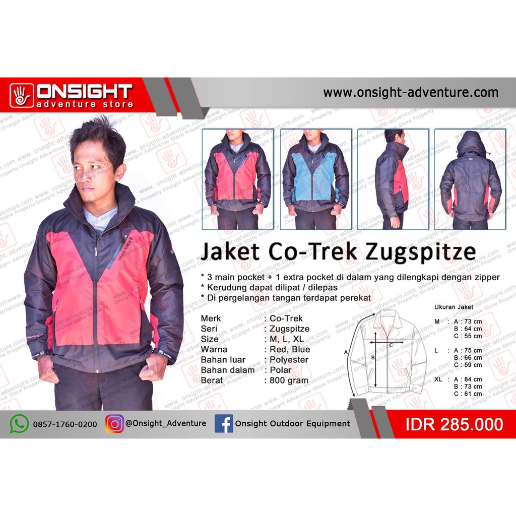 Jaket Gunung Co-Trek Zugspitze