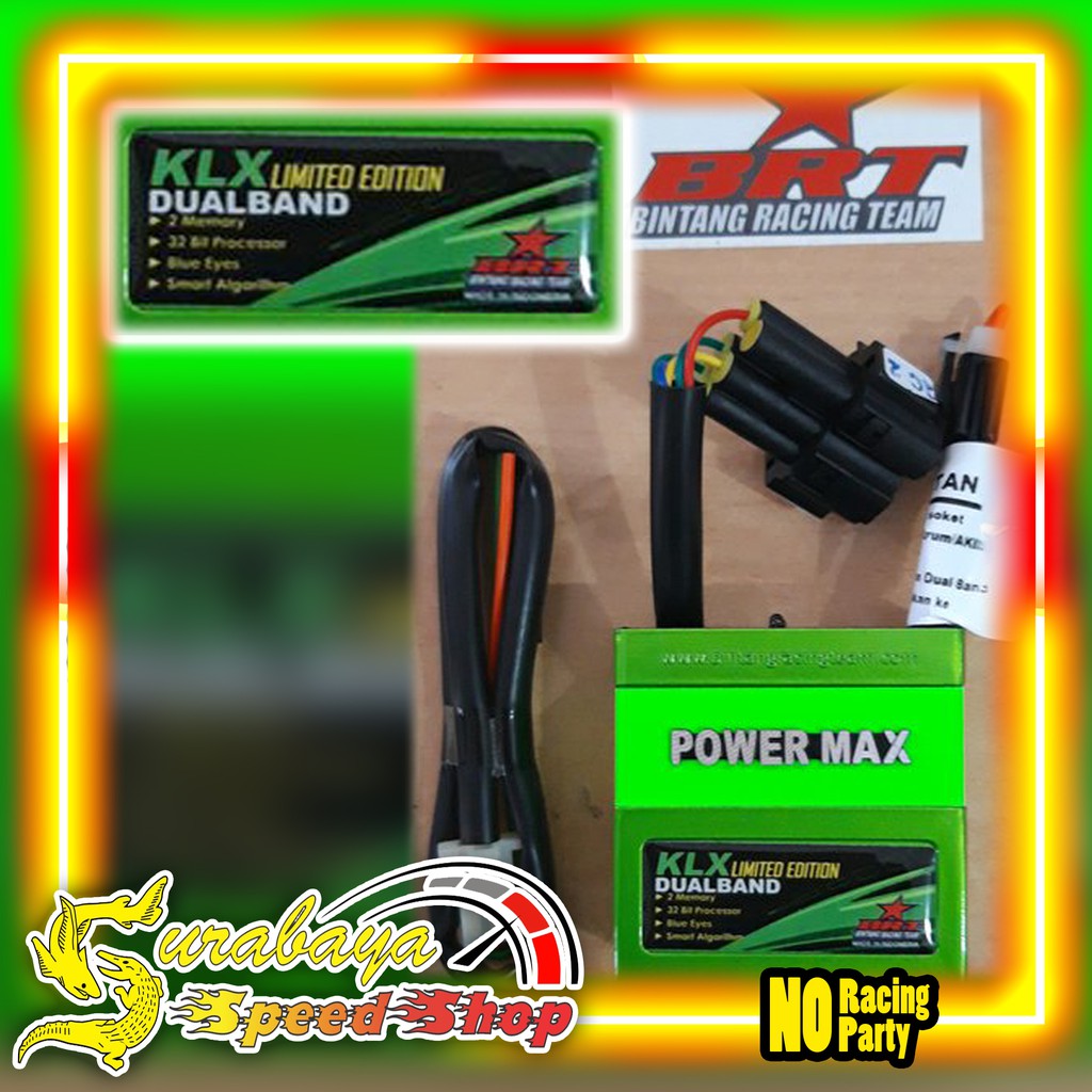 BRT CDI Limited Power Max Dualband DB Kawasaki KLX 150 KLX150 Arus Tipe RK Lengkap Saklar 12500 Warn