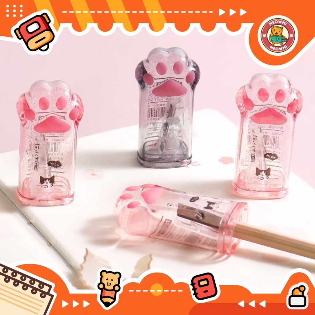 

Rautan Pensil Cat Paw Kucing Serutan Pensil Kayu Lucu Cute Sharpener SP0021