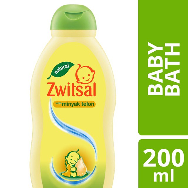 Zwitsal Baby Bath Natural Minyak Telon 200 Ml