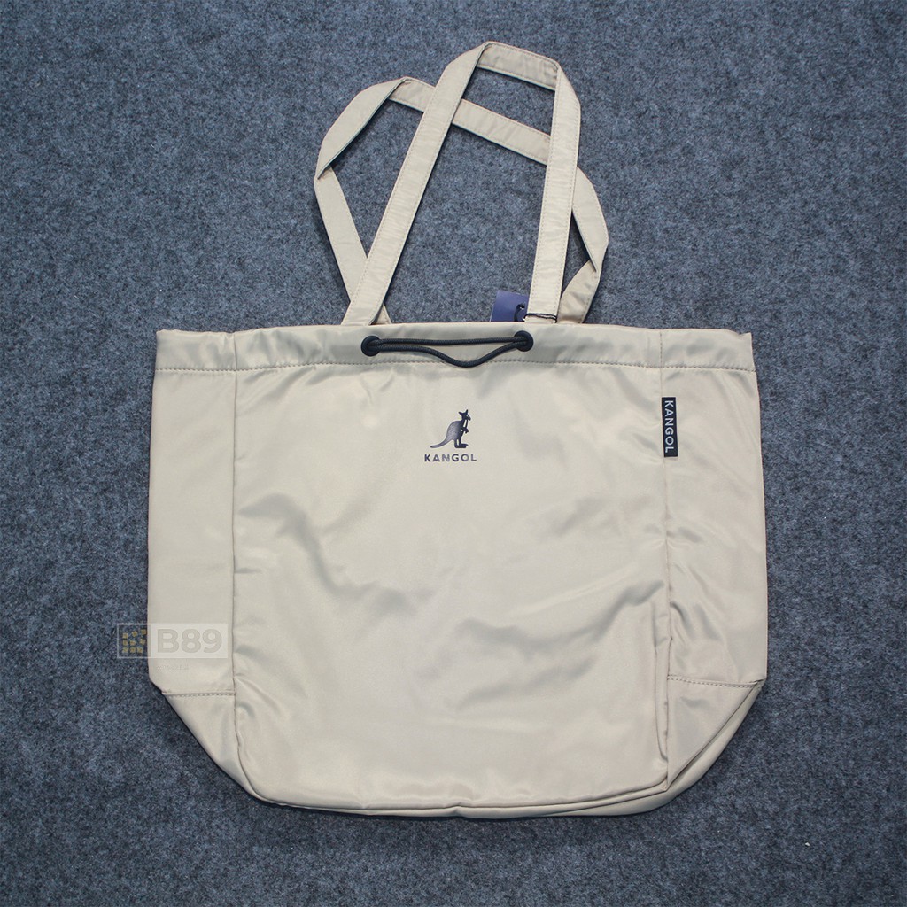 TAS JINJING KANGOL LEVE SHOPPER BAG ORIGINAL - KHAKI