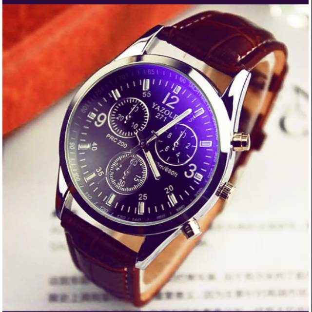 Jam Tangan Pria Original. Murah. Business Quartz watches - Yazole
