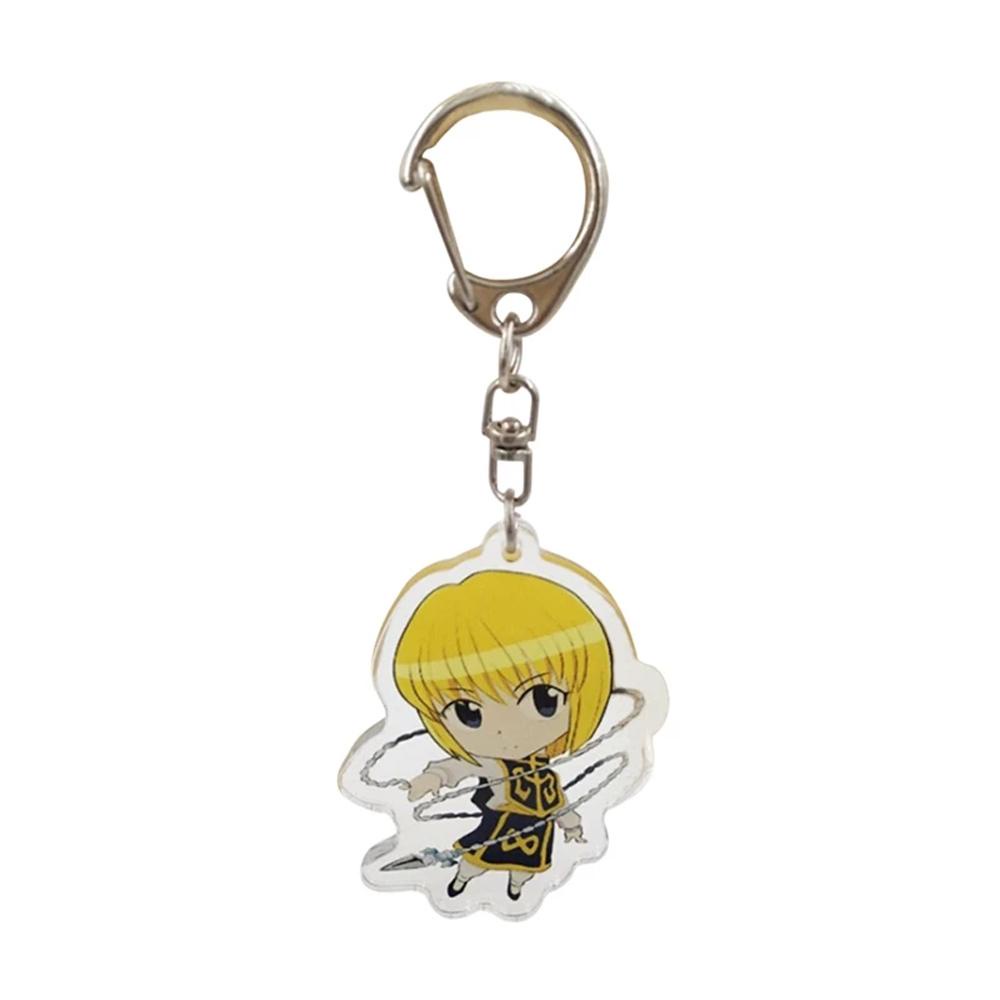 QUINTON Hunter x HUNTER Liontin Anime Dua Sisi Zoldyck Keyring