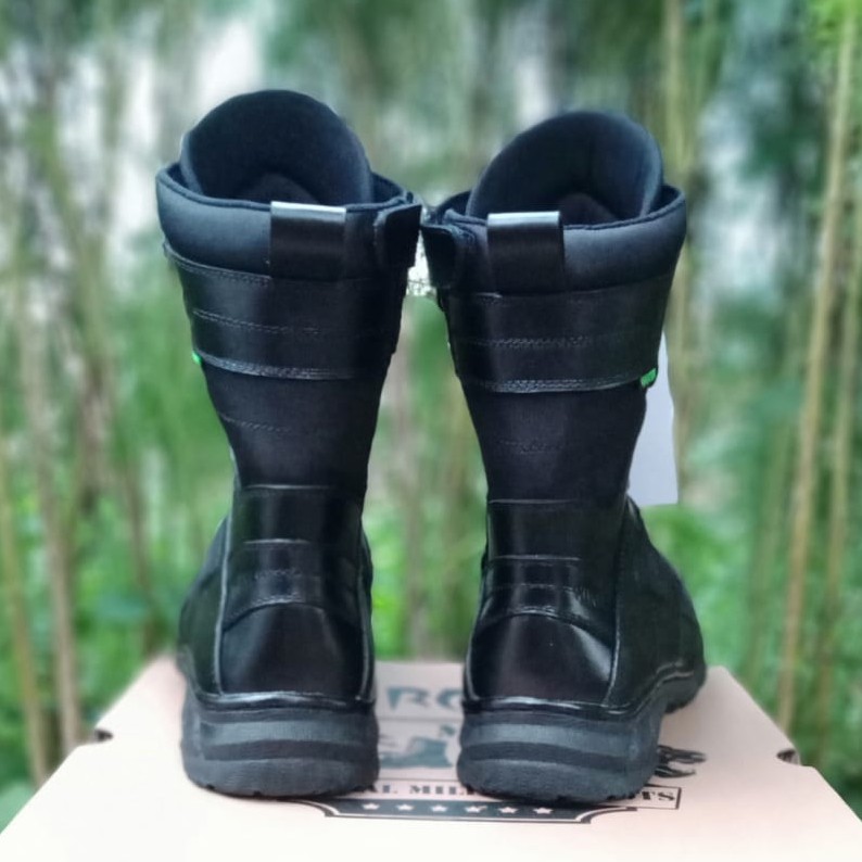 Sepatu Pdl Ninja Kulit Asli MARCHAZ Sepatu PDL Tni Polri Security Satpam Sepatu Boots Pria Wanita