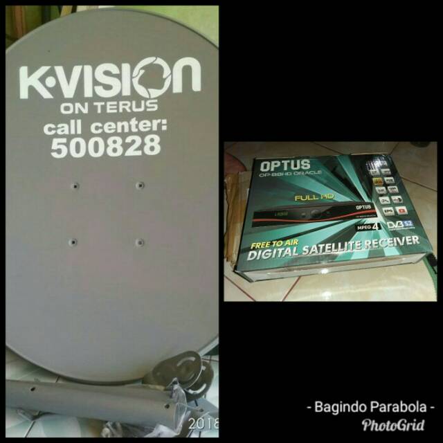 Paket lengkap Ninmedia receiver rekomendasi + dish komplit