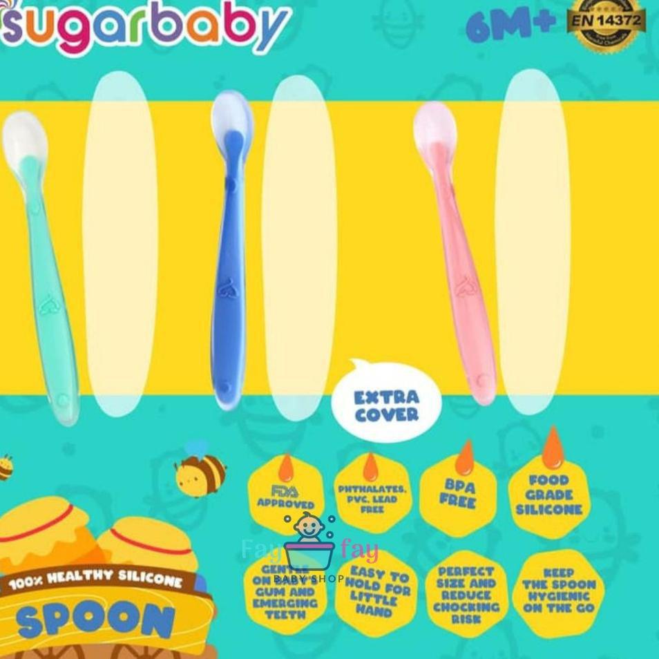 SUGARBABY HEALTHY SILICONE SPOON + COVER