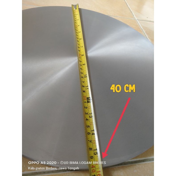 (COD) wajan/loyang crepes jumbo (40cm) polos 1 set