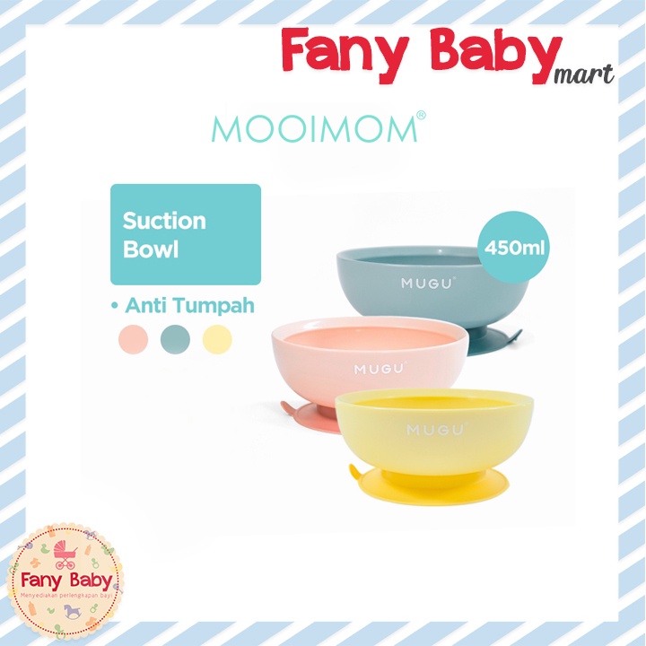 MOOIMOM MUGU ANTISPILL SUCTION BOWL 450ML