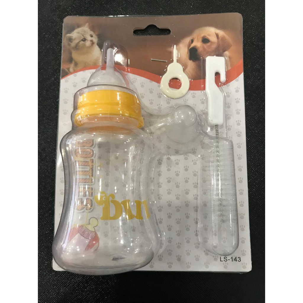 Diil Botol Susu Kit 4 Dot Nipple + Sikat Untuk Puppy dan Kitten Diil